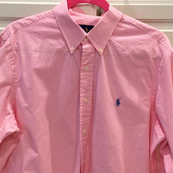 Ralph Lauren Other - Ralph Lauren Pink & White Checked Shirt